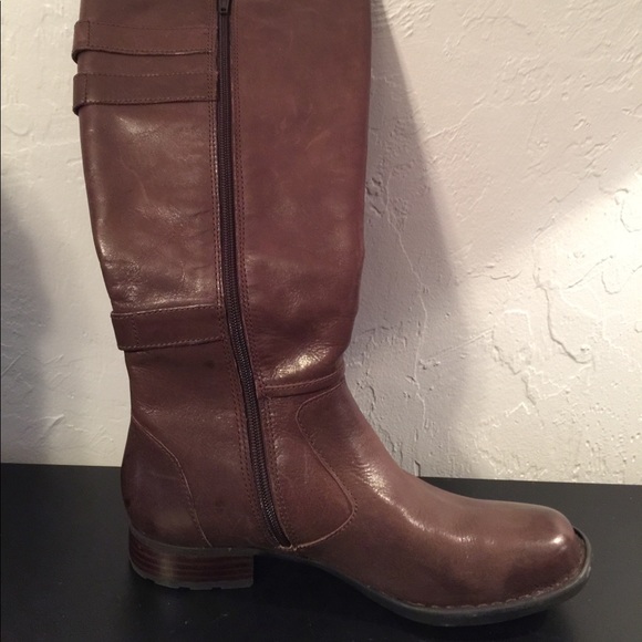Born brown leather boots - Picture 4 of 8